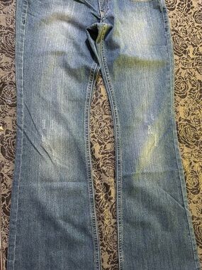 Industrial Cotton, Women Blue Denim Jeans, Bootcut Size 11